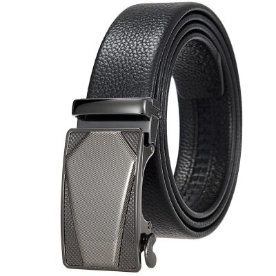 layer cowhide automatic belt buckle men leather LY36-21737-5 ✼◕