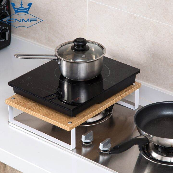 CNMF Kitchen Induction Cooker Rack on Cooking Bench Microwave Oven Rack
