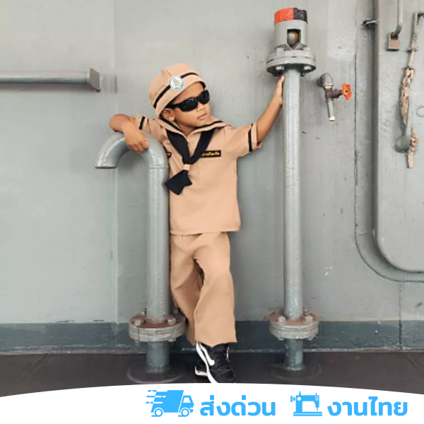 งานไทย-พร้อมส่ง-ชุดทหารเรือเด็กชาย-ชุดกะลาสีเรือเด็กชาย-ชุดอาชีพเด็กในฝัน-เสื้อ-กางเกง-หมวก