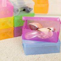 Women Shoes Storage Box Stackable Transparent Shoe Organizer Home Storage