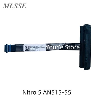 NBX0002HK00ใหม่50 Q5AN2.004เหมาะสำหรับ Fo Acer Nitro 5 AN515-55 AN515-55-56R2แล็ปท็อปสายขั้วต่อฮาร์ดไดรฟ์ SATA HDD ที่รวดเร็ว