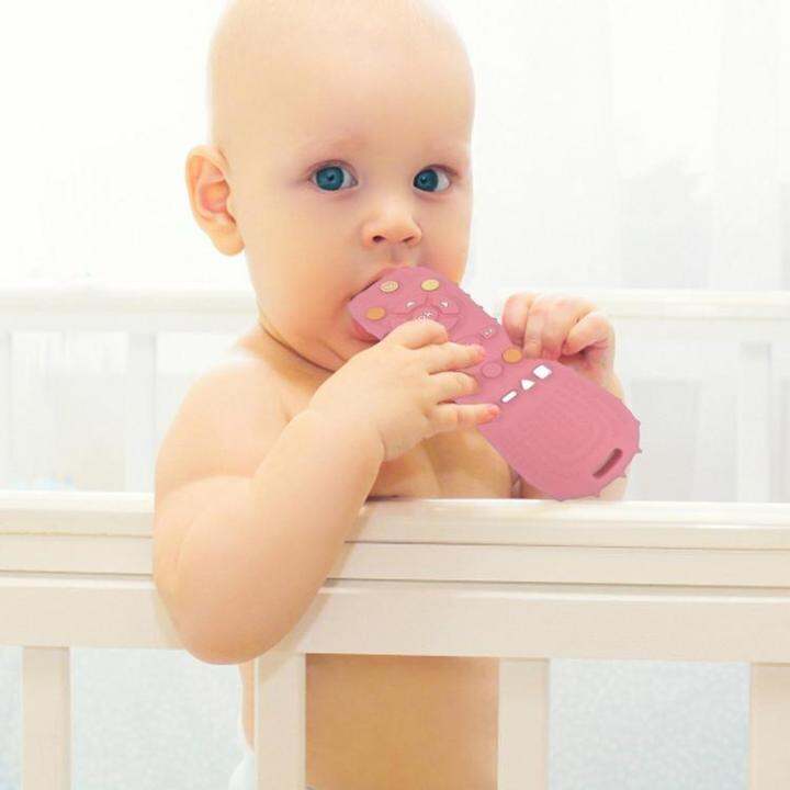 teething-remote-safe-remote-control-shaped-hand-teething-toys-easy-to-clean-hand-teethers-chew-toys-silicone-teething-toys-for-kids-opportune