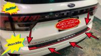 กันรอยท้าย New Ford Everest 2022 ยี่ห้อHB แท้ สีดำด้านของแดง  ส่งฟรี  สินค้าขายดี