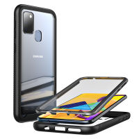 Clayco MYOS CaseสำหรับSamsung Galaxy M31เต็มรูปแบบทนทานป้องกันกันชนใสการดูดซับแรงกระแทกพร้อมหน้าจอในตัวProtector