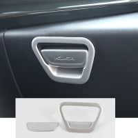 jumouyou050600007 car dashboard co-pilot groove storage handle switch frame trims chrome for ford kuga escape 2017 2018 2019 2013 2014 2015 2016