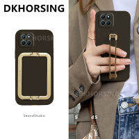 DKHORSING เคสโทรศัพท์แฟชั่นสำหรับเกียรติยศ X6A/X5พลัส/90 5G / 90 Lite ผิวใหม่รู้สึกว่าหัวเข็มขัดสี่เหลี่ยมราวโลหะ TPU ปลอกอ่อนซิลิโคนเพื่อเป็นเกียรติแก่ X6a 2023