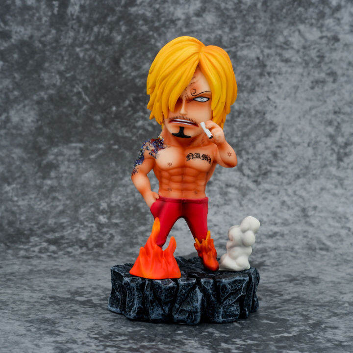 sanjis-high16-18cm-action-figures-ของเล่น-one-piece-gk-society-มีด-tattoo-roronoas-zoros-bewitching-domineering-monkey-d-ฟิกเกอร์-luffys