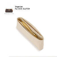 Fit สำหรับ Eva คลัทช์ผู้หญิงกระเป๋าขนาดเล็ก Organizer ใส่เครื่องสำอางพร้อมกระเป๋าศัพท์ Toiletry กระเป๋า Felt Liner กระเป๋าด้านใน Shaper