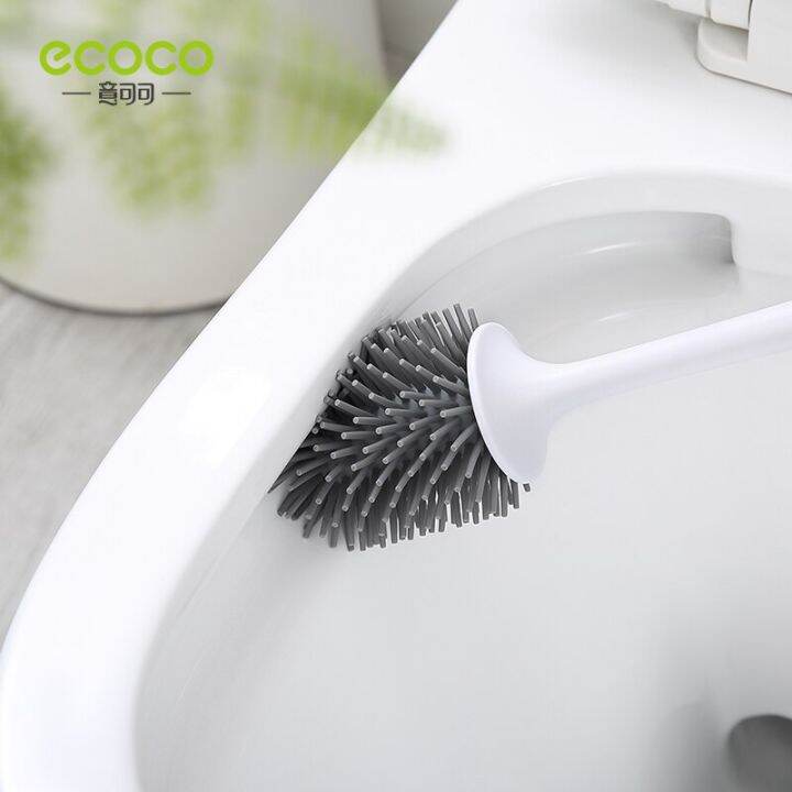 แปรงห้องน้ำแบบ-ecoco-เครื่องมือแปรงทำความสะอาดอุปกรณ์ในห้องน้ำแปรงทำความสะอาดติดผนังระบายน้ำได้อย่างรวดเร็ว