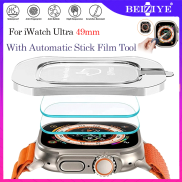Kính cường lực cho Apple Watch Ultra 49mm Bảo vệ màn hình với Công cụ dán