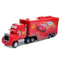 40ชิ้น1:55รถยนต์ดิสนีย์พิกซาร์ Lightning McQueen Mack Mack Nuck รถบรรทุกโลหะ Diecast คอลเลกชันรุ่นรถของเล่นเด็กของขวัญคริสต์มาส