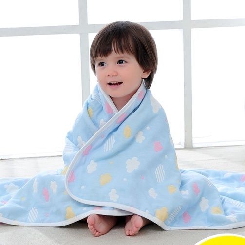 ลดราคา-ผ้าห่มญี่ปุ่นผ้าฝ้าย-ผ้าห่มเด็ก-ผ้าห่มเด็กแรกคลอด-ผ้าห่มเด็กอนุบาล-ผ้าห่มเด็ก-ไม่ร้อน-ทอ6ชั้น-baby