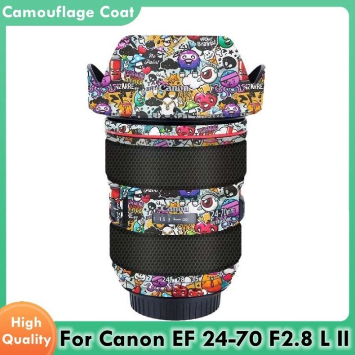 สติกเกอร์เลนส์กล้องถ่ายรูปสำหรับ-canon-ef-24-70มม-f2-8-l-ii-u-ป้องกันรอยขีดข่วนที่คลุมผิวฟิล์มป้องกัน