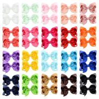 6/10/20Pcs Novelty Small Mini Solid Baby Elastic Rubber band Head rope Ribbow Bow Tie For Girls Headwear Hair Accessories