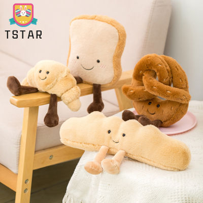 TS【Hot Sale】Cartoon Bread Plush Doll Toys Soft Stuffed Nozzel Toast Bread Plush Doll For Children Birthday Gifts For Girl Boy ซื้อทันทีเพิ่มลงในรถเข็น【cod】