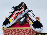 รองเท้าVANS OLD SKOOL FLAME SNEAKERS ดำแดง Size:36-45 รองเท้าแวนส์ รองเท้าแฟชั่น รองเท้าสเก็ตบอร์ด รองเท้าผ้าใบผช รองเท้าผ้าใบผญ นุ่ม เบา ใส่สบาย [ASS015]