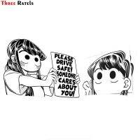 สาม Ratels FC758ขับขี่ปลอดภัยโน๊ตบุ๊คสติกเกอร์ประดับรถยนต์ KOMI SAN Decal Nice Been