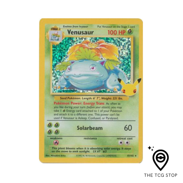 Pokemon TCG Venusaur Holo Classic Rare Celebrations Pokemon Cards