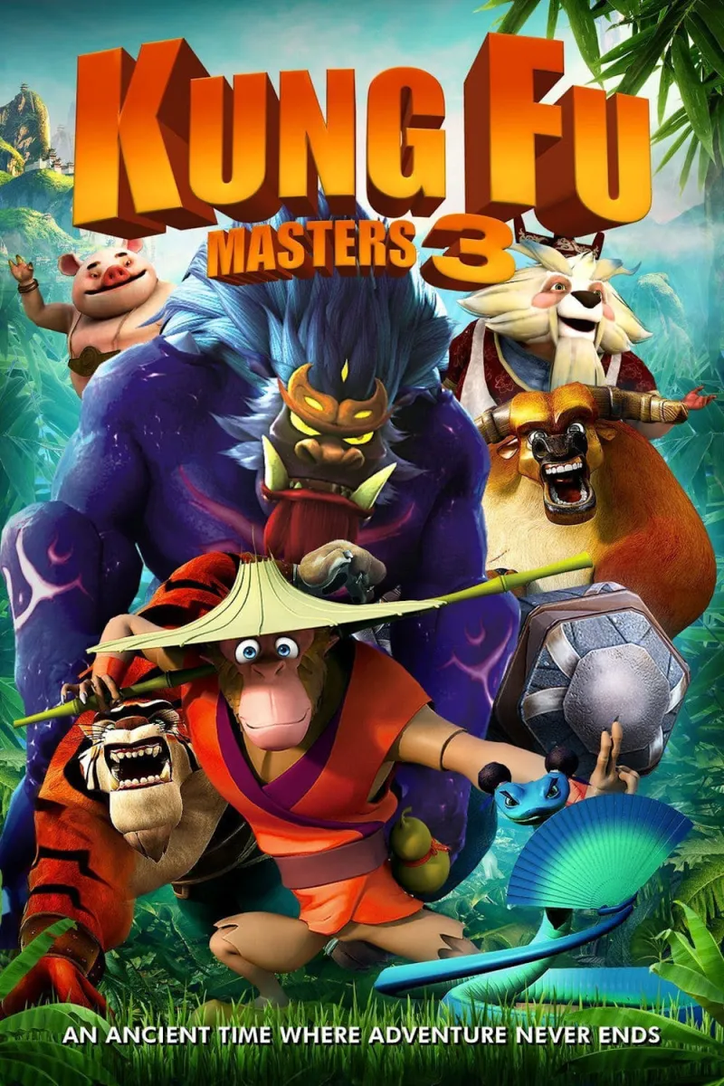 DVD English Cartoon Movie Kung Fu Masters 3 - Movieland682786 | Lazada