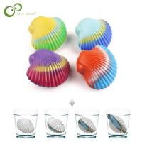 5pcs/lot Magic Hatching Growing Marine life shell toy, growing in the water marine animal scallops baby gifts LYQ