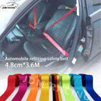 Auto 3.6 เมตร Universal เสริมสร้างเข็มขัดนิรภัย Webbing ผ้า Racing รถเข็มขัดนิรภัยที่นั่งสายรัดมาตรฐาน A ++-Siogue