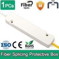 กล่องเก็บงาน Splices สาย Fiber Optic แบบ เข้า 1 ออก 1 ( 1 PCs Fiber Optic Drop Cable Splicing protection box ) จำนวน 1 ใบ