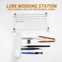 33 Lube Station  Switch Tester Opener Acrylic DIY Cover Removal Platform Keycaps Switch Puller For Custom Mechanical Keyboard