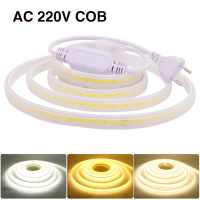 COB LED Strip 220V กันน้ำกลางแจ้ง Decor 288 LEDs/M RA 80 ความสว่างสูง 3000K 4000K 6000K ริบบิ้นแบบยืดหยุ่น FOB LIGHT-Youerd