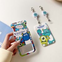 XIELISA Fashion Lovely Name Tags Bank Credit Card Keychain Dumbo Work Card Cover Badge case Retractable card holder Card Protect Case