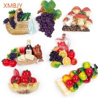 ஐ¤◄ Fridge Magnet Refrigerator Magnet Vegetables Fruits Food Resin Magnetic Whiteboard Sticker Magnetic Magnet Home Decoration