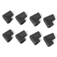 8Pcs Bumper Corner Protectors By Table Edge Black