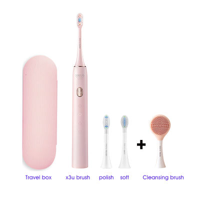 SOOCAS X3U Sonic Electric Toothbrush Ultrasonic Automatic Vibration Waterproof Smart Tooth Brush USB Fast Rechargeable Brush