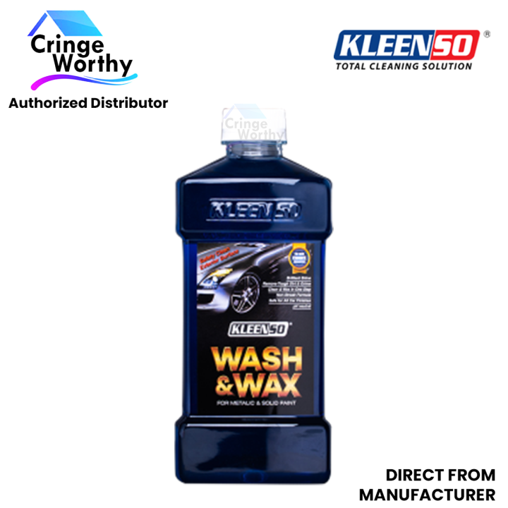 KLEENSO Car Wash & Wax 1L Lazada
