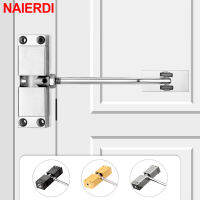 NAIERDI Adjustable Door Closer Stainless Steel Automatic Door Closing Silver Device 40KG Black Gold Furniture Door Hardware