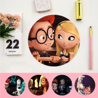 [แผ่นรองเมาส์ 】แผ่นรองเม้าส์ Disney Mr. Peabody Sherman แผ่นรองเมาส์ทรงกลมหนาแผ่นรองเมาส์โอเวอร์ไซส์อุปกรณ์เสริมแผ่นรองจานคีย์บอร์ดเล่นเกม