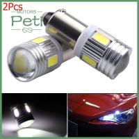 มอเตอร์ PETI 2ชิ้น12V หลอดไฟอัตโนมัติรถยนต์ไฟด้านข้างลิ่ม BA9S T4W H6W 363 5630 6 SMD ป้ายทะเบียนรถหลอดไฟ