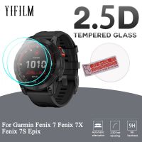 2pcs 2.5D 9H Clear Tempered Glass Protective Film For Garmin Fenix 7 Fenix 7X Fenix 7S Epix Anti-Scratch Watch Screen Protector