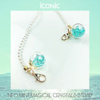 iCONiC NEO MINT CRYSTAL BALLS STRAP สายคล้องแมสก์ คริลตัล สีมิ้นต์ สายคล้องหน้ากาก สายคล้องหน้ากากอนามัย หน้ากากอนามัย สายคล้อง สายคล้องหรู