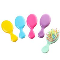 ❒☊ Cute Waterproof Small Air Cushion Comb Korean Kawaii Mini Multi Color Air Bag Massage Hair Brush Newborn Girl Hair Brush