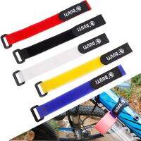 5Pcs Bicycle Nylon Hook Loop Ties Cable Organizer Strap Bike Cable Thread Tie Pump Bottle Band Flashlight Bandage Multi-use Tie Cable Management