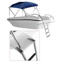 3 Steps Stainless Steel Swim Platform Boats Ladder Marine Telescope Ladder