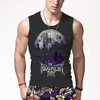 WWE 2023 Mens Summer New Sports Tank Top Tight Trial Day Todo Rise 3D Printing Casual Fashion