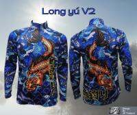 เสื้อตกปลา JK Thailand เสื้อกันยูวี ลาย LONG YU V2 ป้องกันรังสี UV 80% แห้งเร็ว