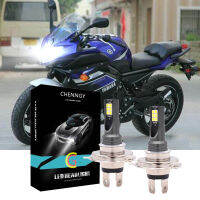 2X9003 H4ไฟหน้ารถมอเตอร์ไซค์แบบ LED หลอดไฟสำหรับ Yamaha FJR1300AE 2005-2009 FZ09 2014-2016 FZ6R 2009-2017