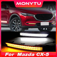 สำหรับมาสด้า CX-5 CX5 2022-2017อุปกรณ์เสริมรถยนต์ Led ไฟหน้า Drl กลางวันวิ่งไฟไฟตัดหมอกที่มีแบบไดนามิกเลี้ยวไฟ