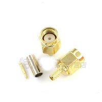 20pcs/Lot SMA J 1.5 Male Adapter Plug Connector RF Coaxial Crimp For RG178 Cable