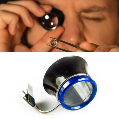 10X คลิปบนแว่นขยายแว่นขยายแว่นขยายนาฬิกาพกพาเครื่องมือซ่อมแซมสำหรับช่างซ่อมนาฬิกาเครื่องมือนักอัญมณี