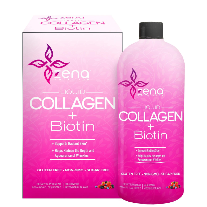 Zena Nutrition Liquid Collagen + Biotin 30.4oz Lazada PH