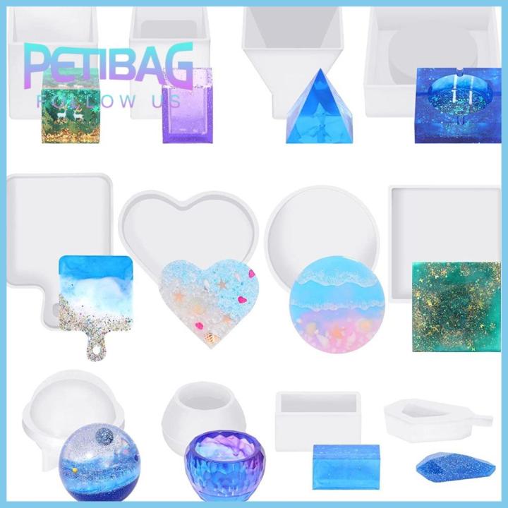 PETIBAG Floral Rose Resin Mold Silicone Flower Resin Mold Crafts
