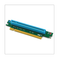 PCI-Express 16X Riser Card with 12V/3.3V Powers LED for 1U /2U Server M.2 (NGFF) Key B+M to Key M Adapter